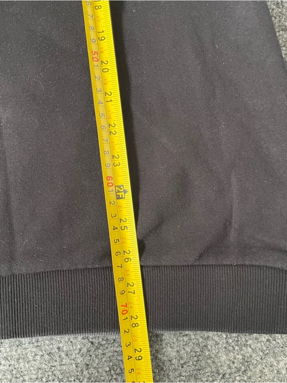 Calvin Klein Grey and Black Fleece-Lined Crewneck - Picture 4 of 7